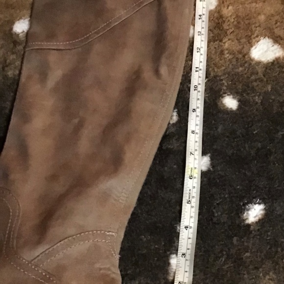 NEW Lucky Brand Tall Suede Taupe 8M - Picture 13 of 16
